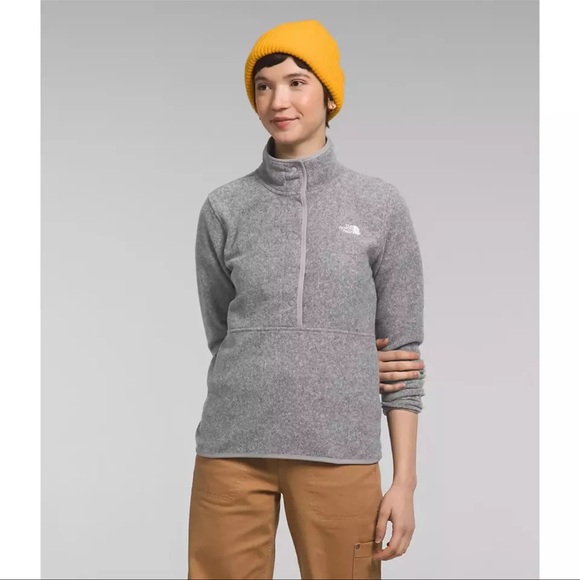 The North Face Jackets & Blazers - NWT The North Face Alpine Polartec 100 Half-Snap Jacket in Heather Grey